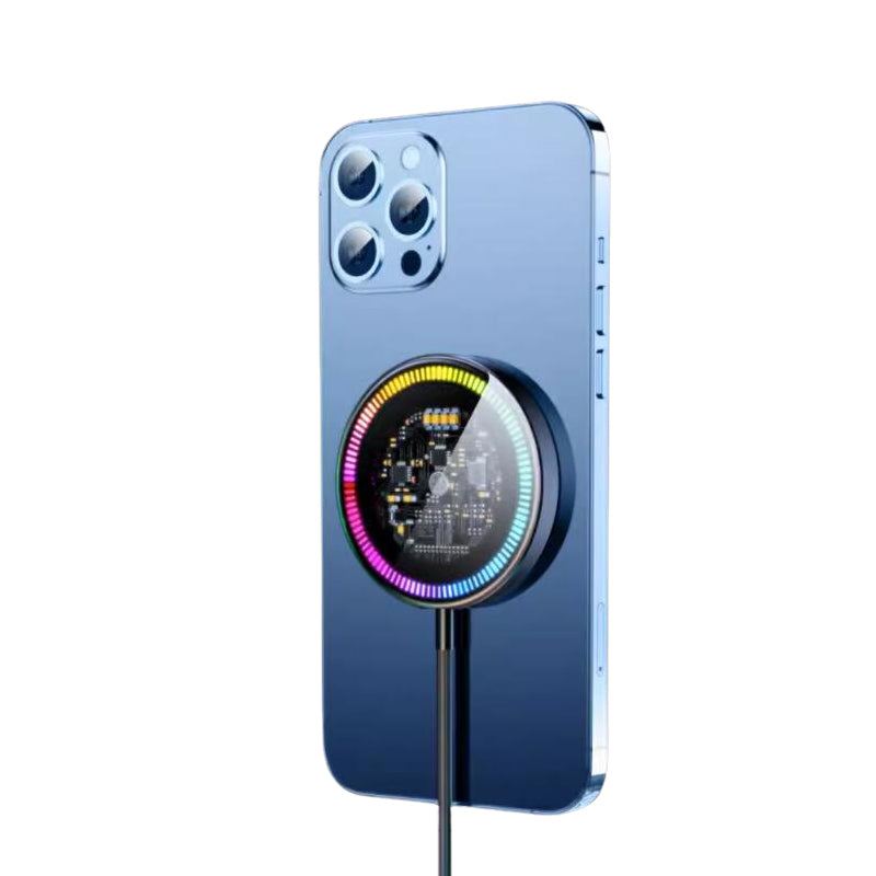 PISEN-RGB透明Magesafeワイヤレス充電器FYD-C35（904711）