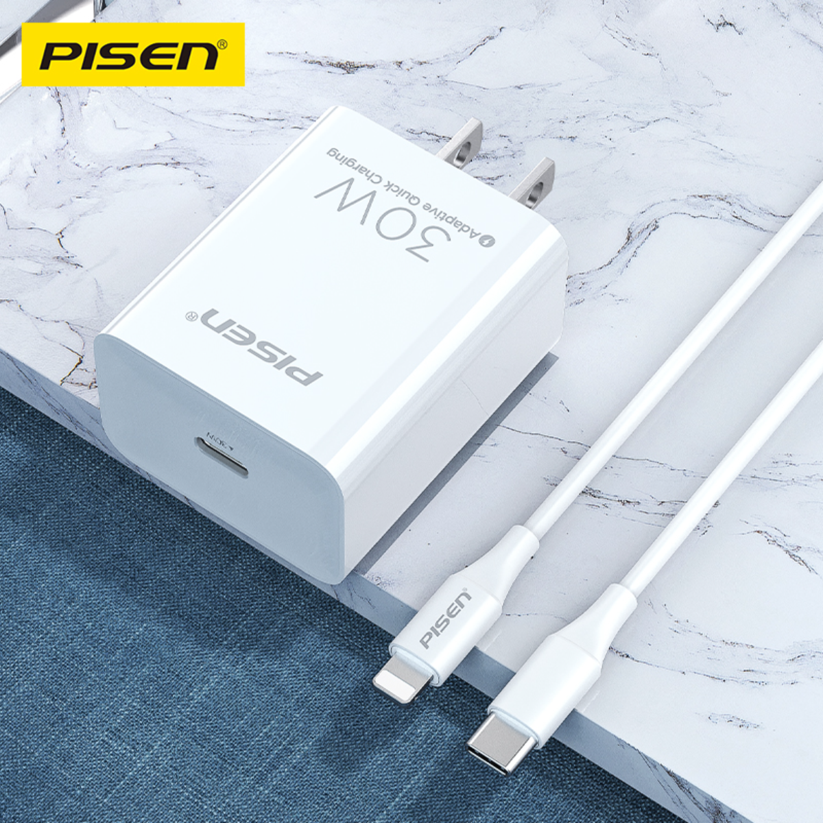 PISEN-PD30W急速充電器セットTS-C160 (948794)