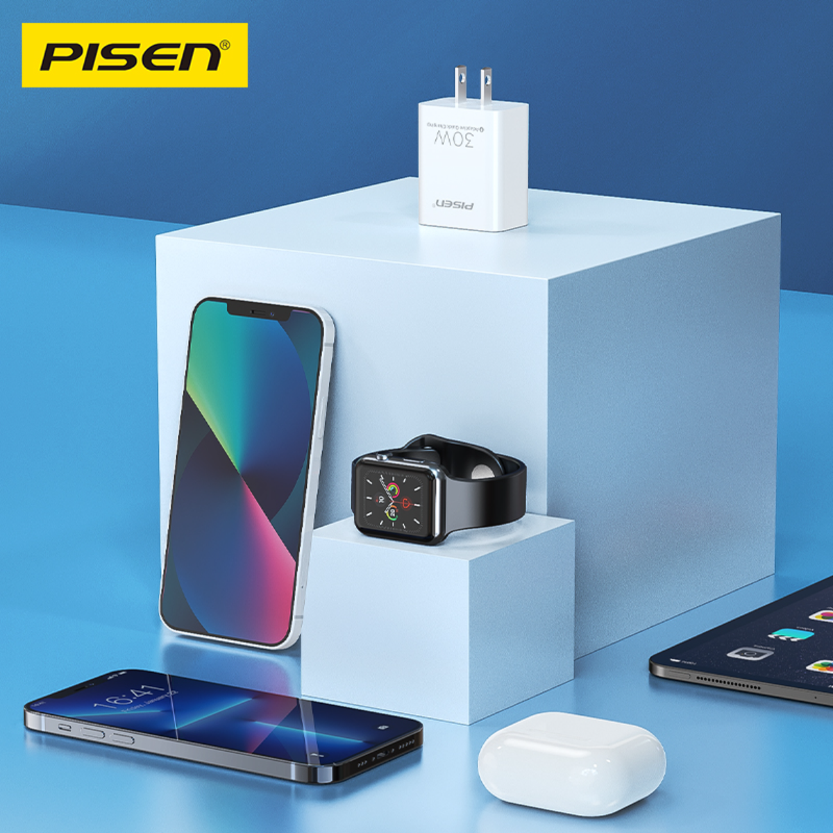 PISEN-PD30W急速充電器セットTS-C160 (948794)
